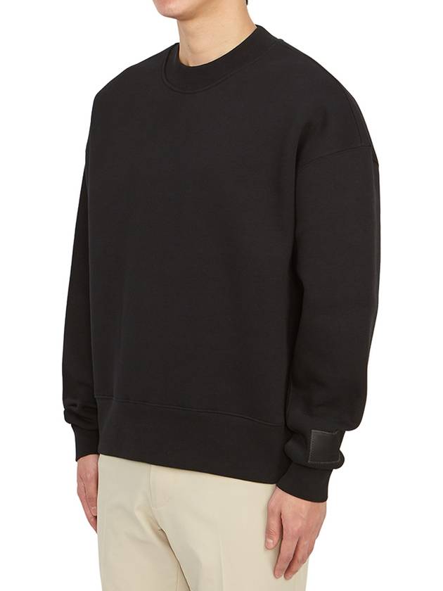 Alexandre Mattiussi Embroidered Logo Sweatshirt Black - AMI - BALAAN 3