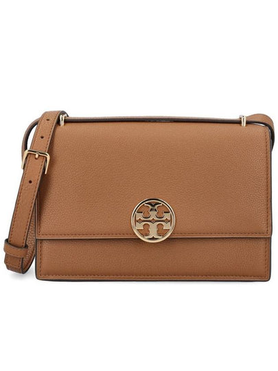 Miller Leather Cross Bag Brown - TORY BURCH - BALAAN 2