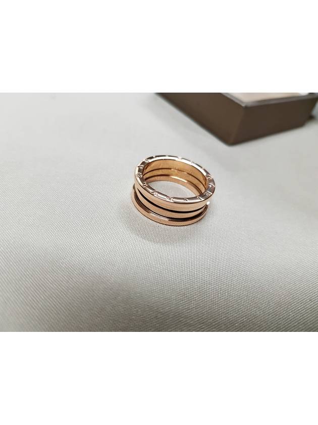 B Zero One 3 Ring Tier Band No 61 Pink Gold - BVLGARI - BALAAN 2