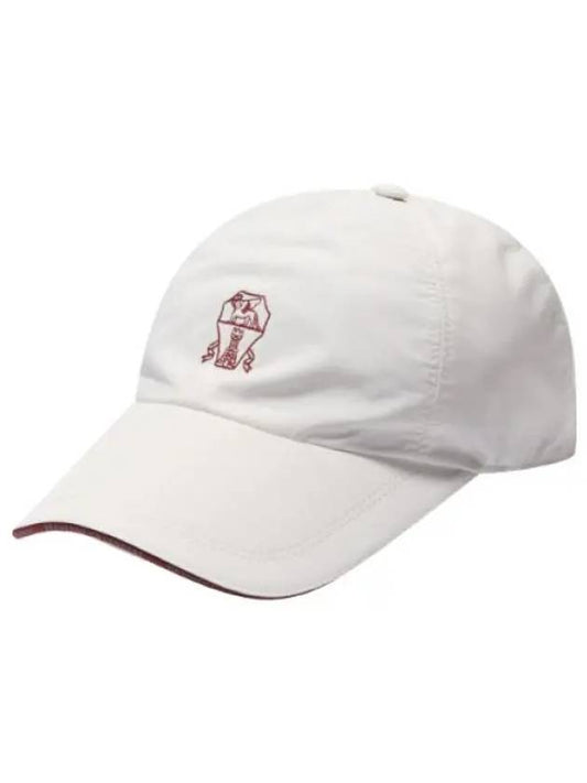 logo embroidery cap men hat - BRUNELLO CUCINELLI - BALAAN 1