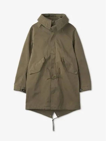 Fishtail Hooded Long Parka Khaki - TEN C - BALAAN 2