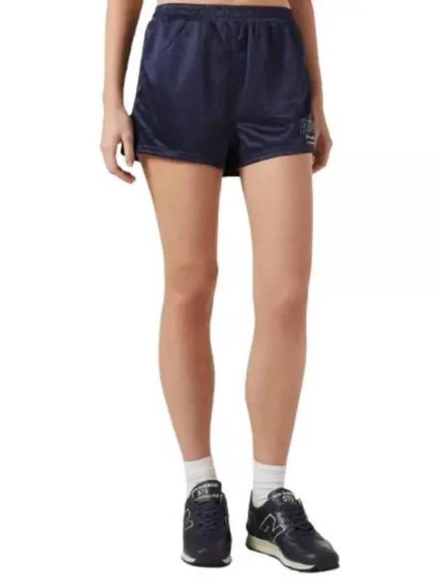 24 Prince Health Mesh Disco Shorts NavyWhite SH023S414PN - SPORTY & RICH - BALAAN 1