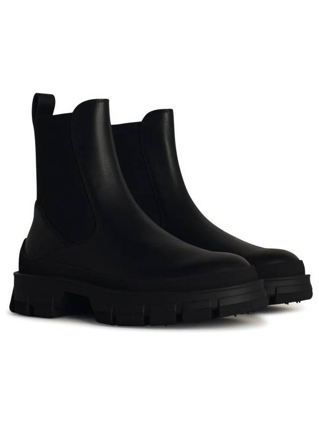 Moncler 'Hevea' Black Leather Loulacing - MONCLER - BALAAN 2