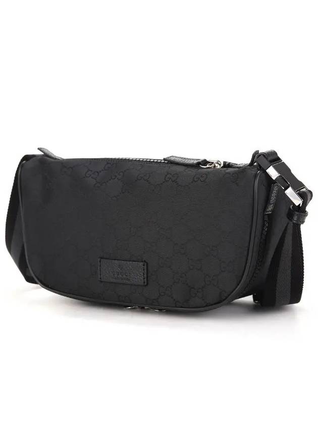 GG Fabric Waist Bag Black - GUCCI - BALAAN 4