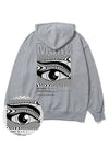 Of the Eye Vivid Gray Overfit Hoodie Gray - MONSTER REPUBLIC - BALAAN 1