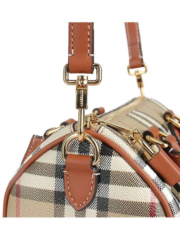 Check Bowling Tote Bag Mini 8071357 - BURBERRY - BALAAN 7