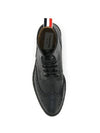 Women's Lightweight Sole Wingtip Walker Boots Black - THOM BROWNE - BALAAN.