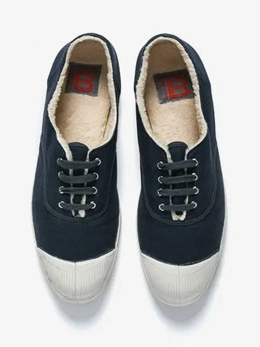 UNISEX LACET FUR LINING NAVY - BENSIMON - BALAAN 1