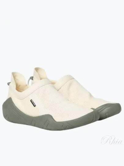 Shadow Project Moc Debossed Leather Mesh Slip On Ivory - STONE ISLAND - BALAAN 2