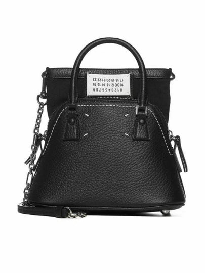 5AC Classique Micro Tote Bag Black - MAISON MARGIELA - BALAAN 2