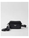 Triangle Logo Re-Nylon Cross Bag Black - PRADA - BALAAN 2