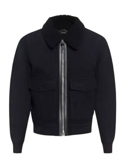 OBH002 FMW011F23 LB999 Shearling Bomber Jacket - TOM FORD - BALAAN 1