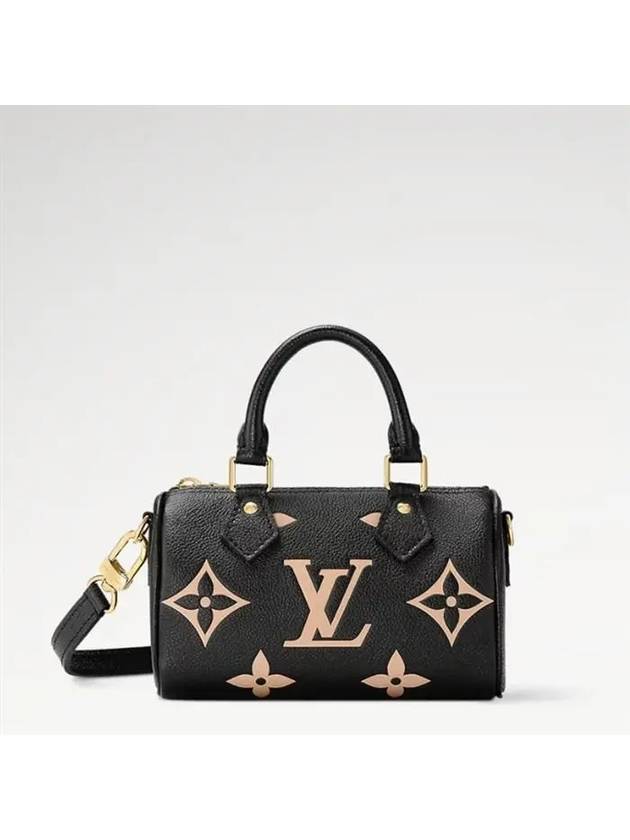 Women's Nano Speedy Monogram Tote Bag Black - LOUIS VUITTON - BALAAN 2