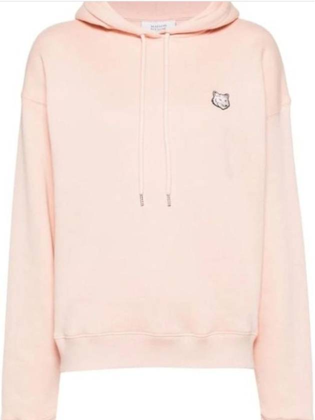 Bold Fox Head Patch Comfort Hoodie Pink - MAISON KITSUNE - BALAAN 4