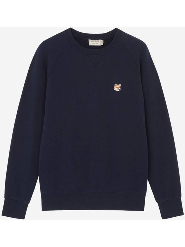 Men s Fox Head Basic Sweatshirt Black Navy Gray - MAISON KITSUNE - BALAAN 7