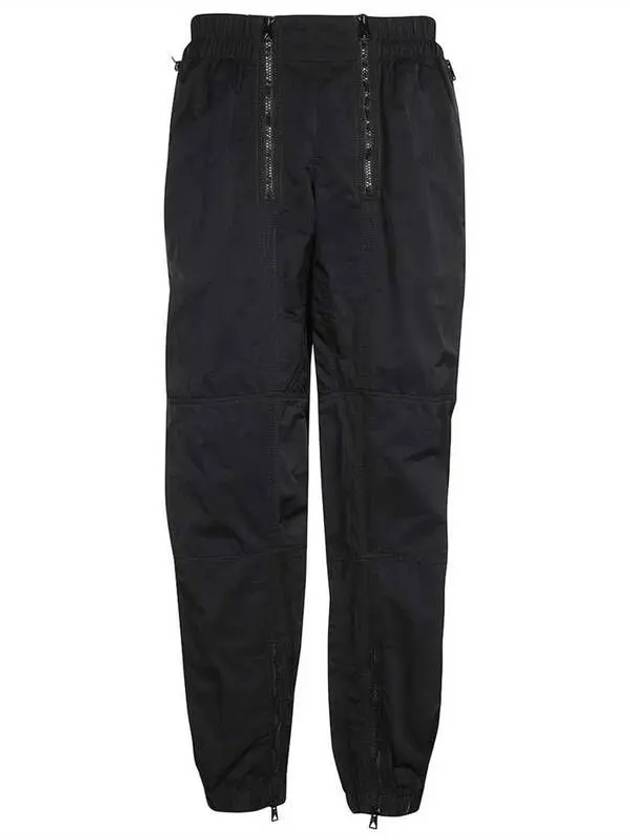 Zipper Detail Nylon Track Pants Black - BOTTEGA VENETA - BALAAN 2