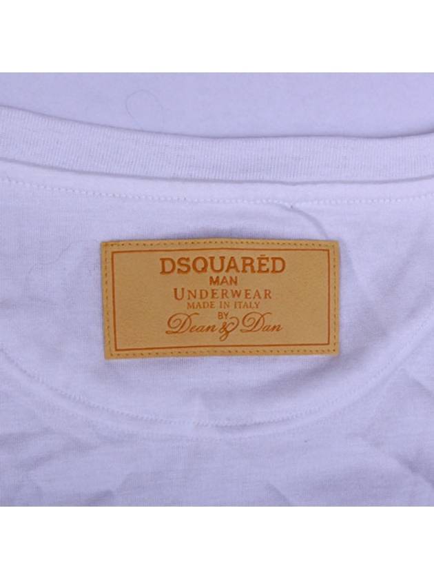 Dsquared Men's Innerwear D9M440040 White SS TSHIRT - DSQUARED2 - BALAAN 5