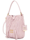 Matelasse Nappa Leather Bucket Bag Pink - MIU MIU - BALAAN 3