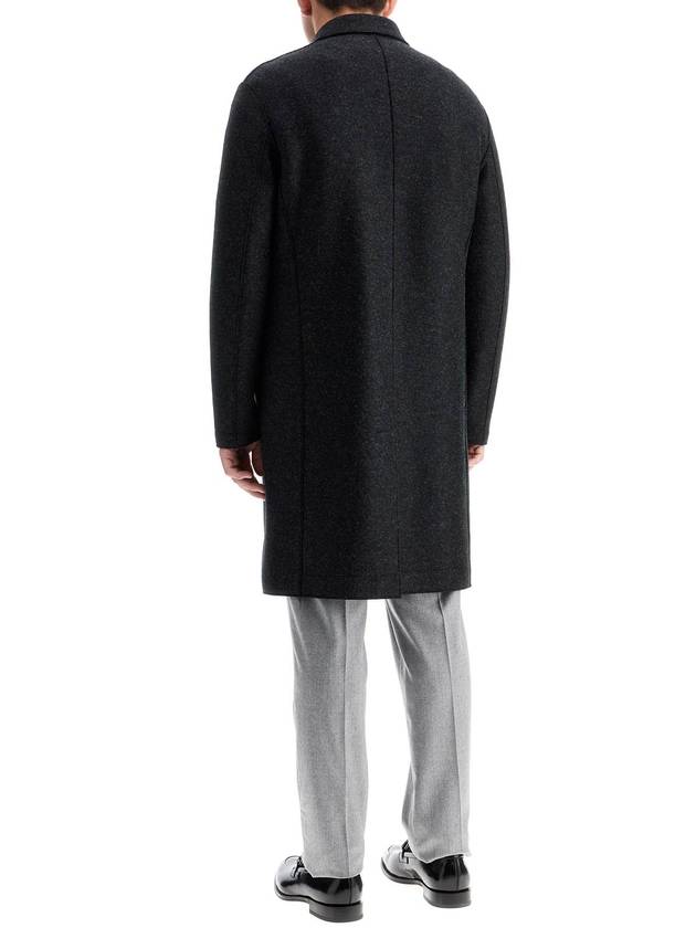 single-breasted pressed wool coat - HARRIS WHARF LONDON - BALAAN 3