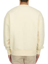 Alexandre Mattiussi Embroidered Logo Sweatshirt Ivory - AMI - BALAAN 5