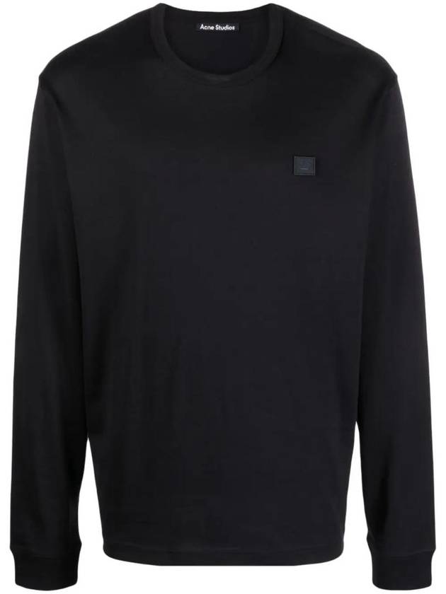 Regular Fit Long Sleeve T-Shirt Black - ACNE STUDIOS - BALAAN 1