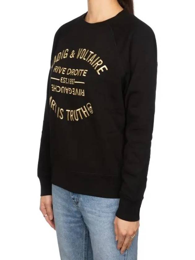 brushed sweatshirt black SJTS7106F - ZADIG & VOLTAIRE - BALAAN 5