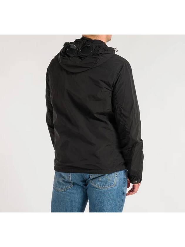 Men's Goggles Over Hooded Jacket Black - CP COMPANY - BALAAN 4