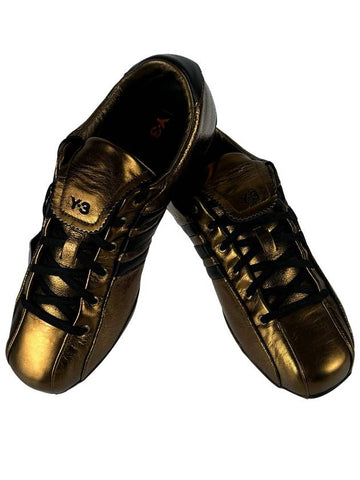 038328 Gold Black Sneakers - YOHJI YAMAMOTO - BALAAN 1