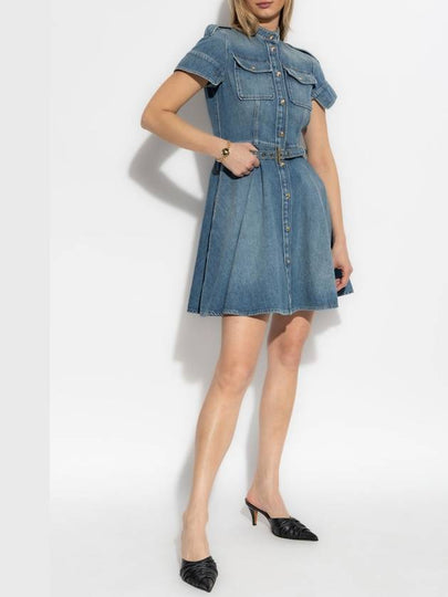 Alexander McQueen Denim Dress, Women's, Blue - ALEXANDER MCQUEEN - BALAAN 2