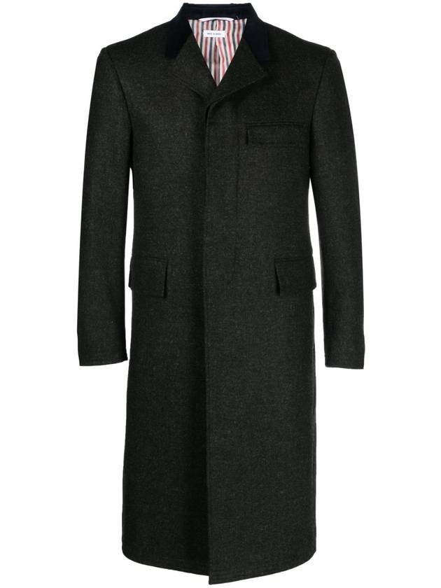 Classic Chesterfield Oversized Single Coat Green - THOM BROWNE - BALAAN 2