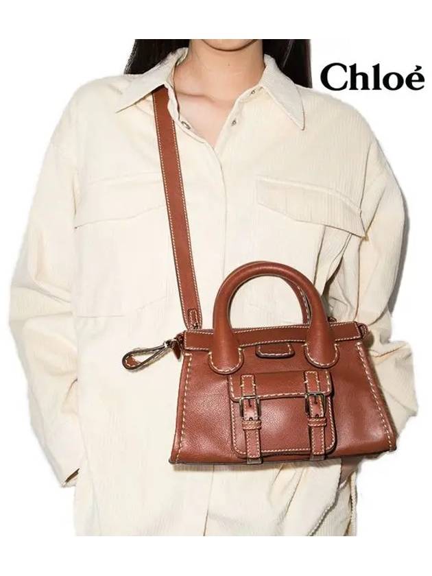 Edith Mini Shoulder Tote Bag Brown - CHLOE - BALAAN 8