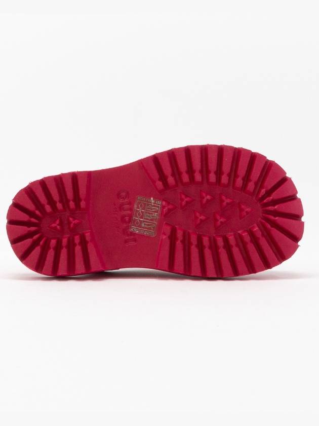 Kids GG Logo Rubber Sandals Pink - GUCCI - BALAAN 8