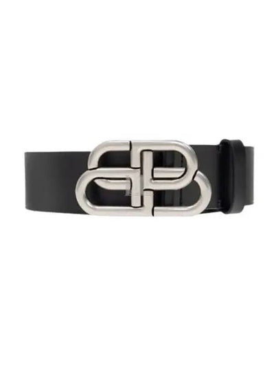 BB Extra 40 Leather Belt Black - BALENCIAGA - BALAAN 2