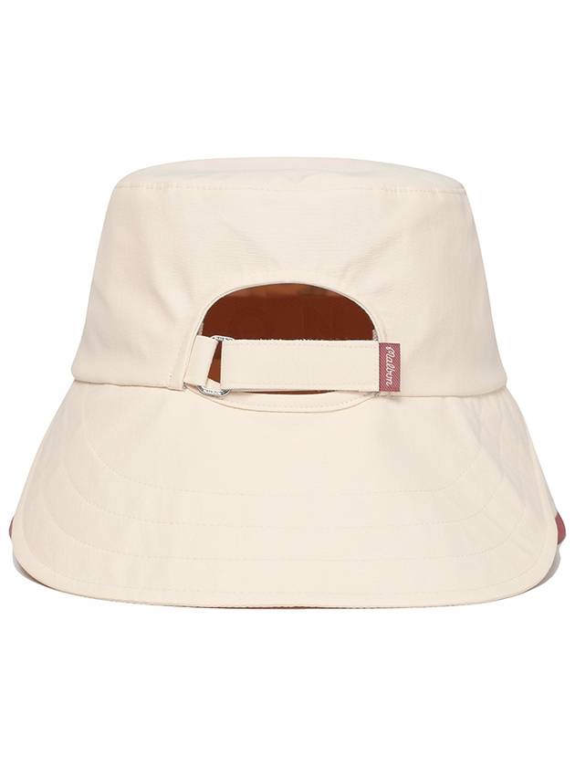 Women s unbalanced bucket hat BEIGE WOMAN - MALBON GOLF - BALAAN 4