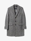 Made In Italy Single breasted wool tweed coat F SCOAT53 GR - PANICALE - BALAAN 2