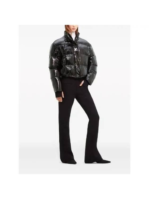 Vinyl Padding Jacket Black - COURREGES - BALAAN 4