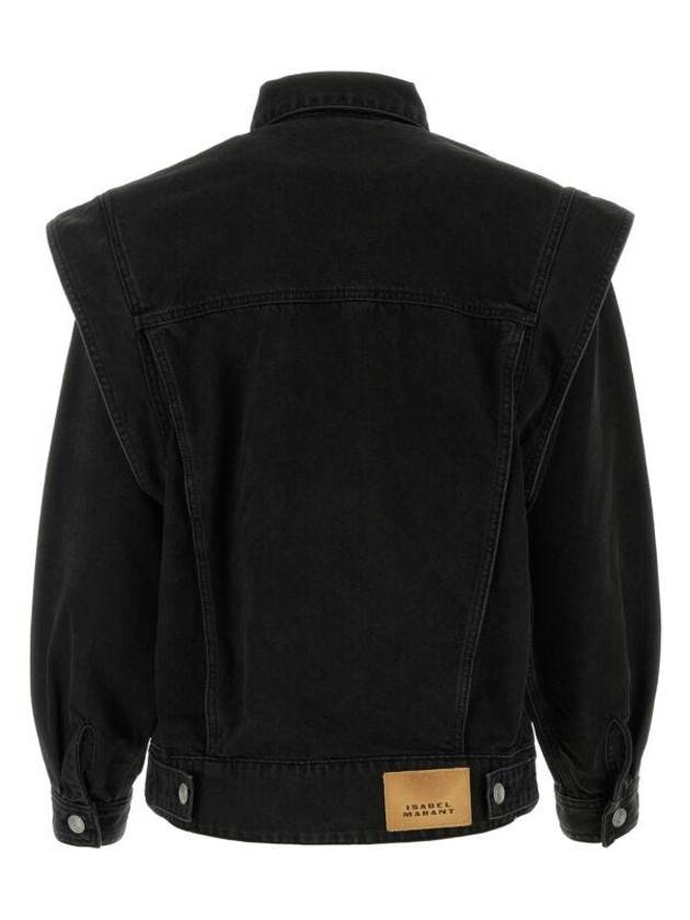 Hamon Denim Jacket Black - ISABEL MARANT - BALAAN 3