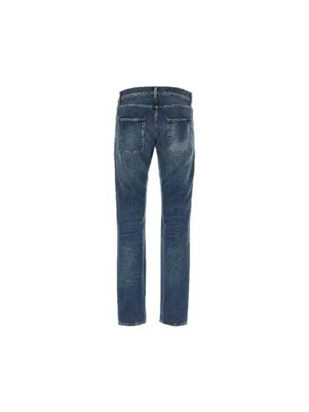 Slim-Fit Cotton Jeans Deauville Beach Blue - SAINT LAURENT - BALAAN 3