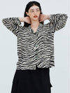 Zebra Collar Blouse - KOOKEESEE - BALAAN 5