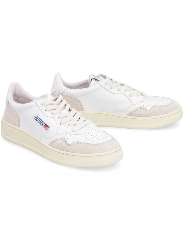 Medalist Goatskin Low Top Sneakers White - AUTRY - BALAAN 4