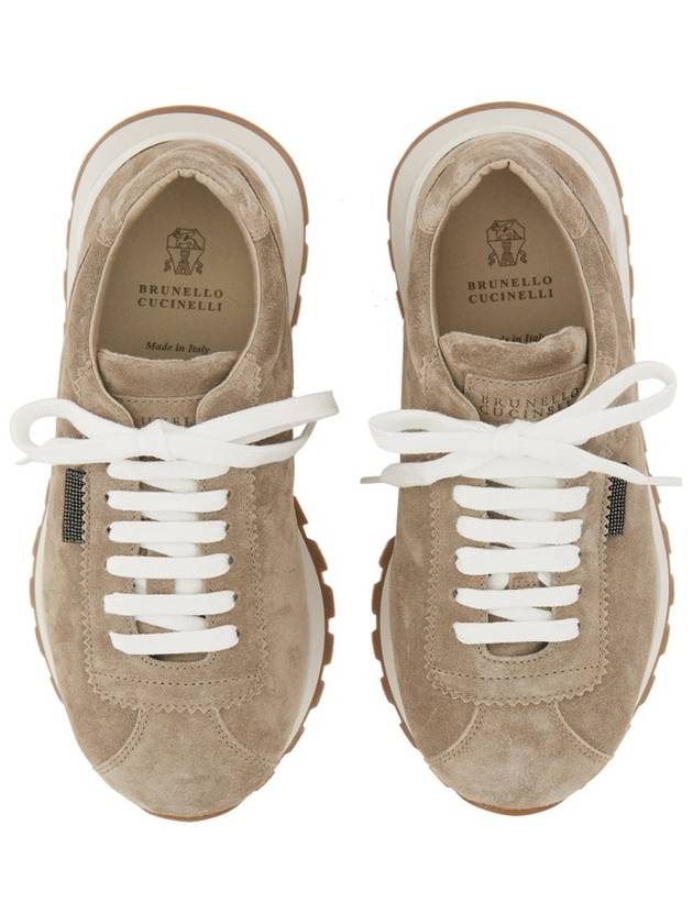 suede low top sneakers brown - BRUNELLO CUCINELLI - BALAAN 5