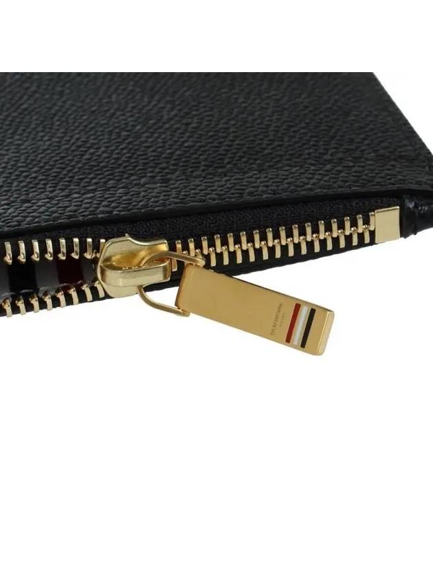 Medium Document Holder Clutch Bag Black - THOM BROWNE - BALAAN 9