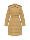 Double Breasted Mid Length Down Padded Beige - BURBERRY - BALAAN 2