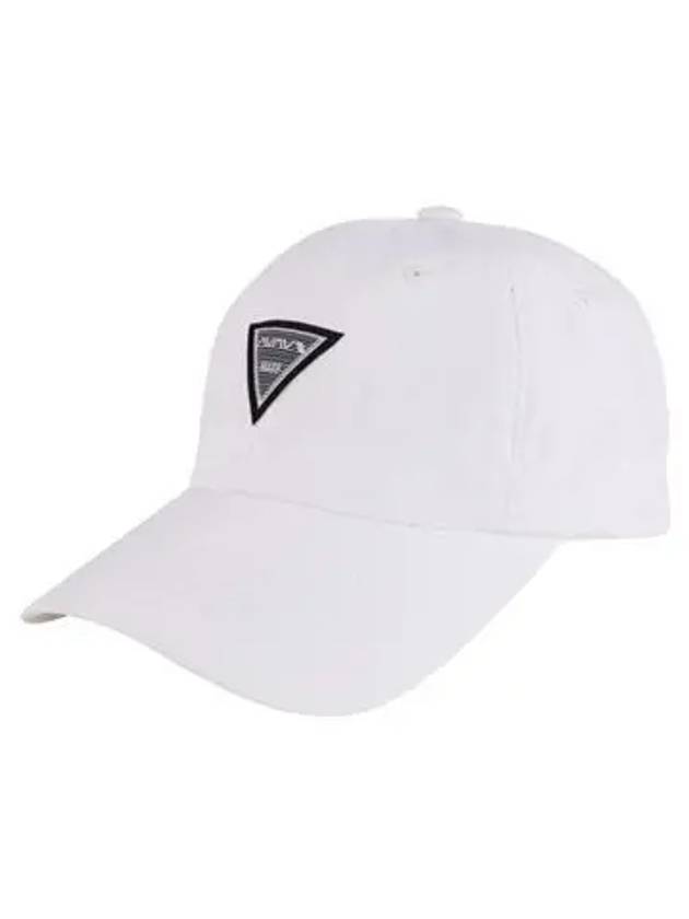 Golf Tennis Triangle Logo Ball Cap White - AVAVE - BALAAN 3