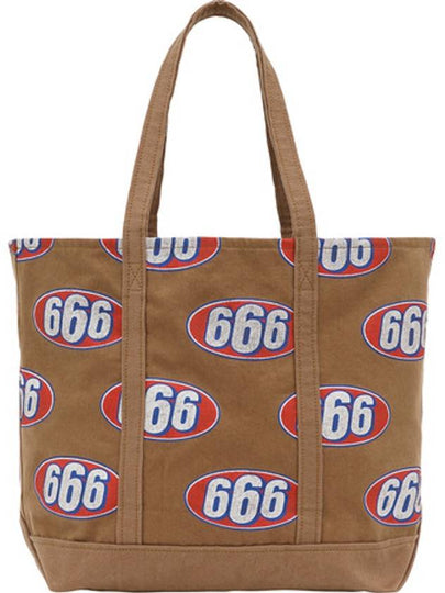 666 Denim Tote Bag Brown 666 Denim Tote Bag Brown - SUPREME - BALAAN 2