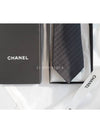 CC round logo tie black AA9629 - CHANEL - BALAAN 9