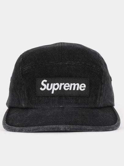 patch logo denim camp cap FW24H37 BLACK - SUPREME - BALAAN 2