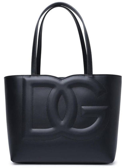 Logo Embossing Small Tote Bag Black - DOLCE&GABBANA - BALAAN 2