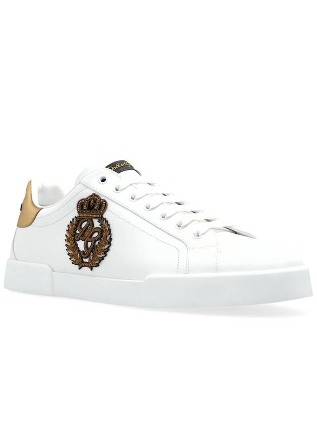 Dolce & Gabbana Portofino Sneakers, Men's, White - DOLCE&GABBANA - BALAAN 4