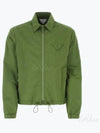 Triangle Pocket Nylon Zip Up Jacket Green - BOTTEGA VENETA - BALAAN 2